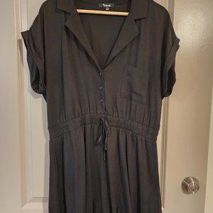 Trixxi Black short-sleeve dress